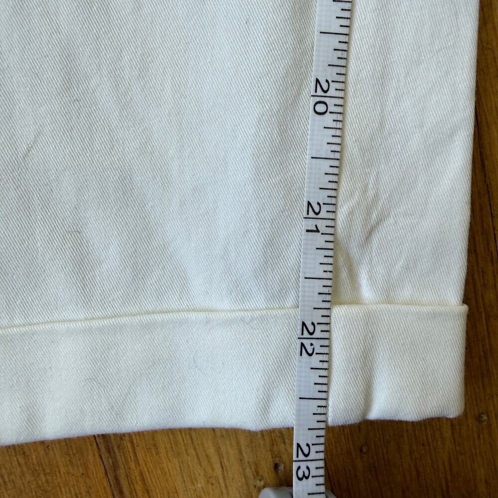 Chico's White Ultimate Fit Crop Pants Size XL/16 Classic Elastic Waist Slimming - Picture 6 of 13